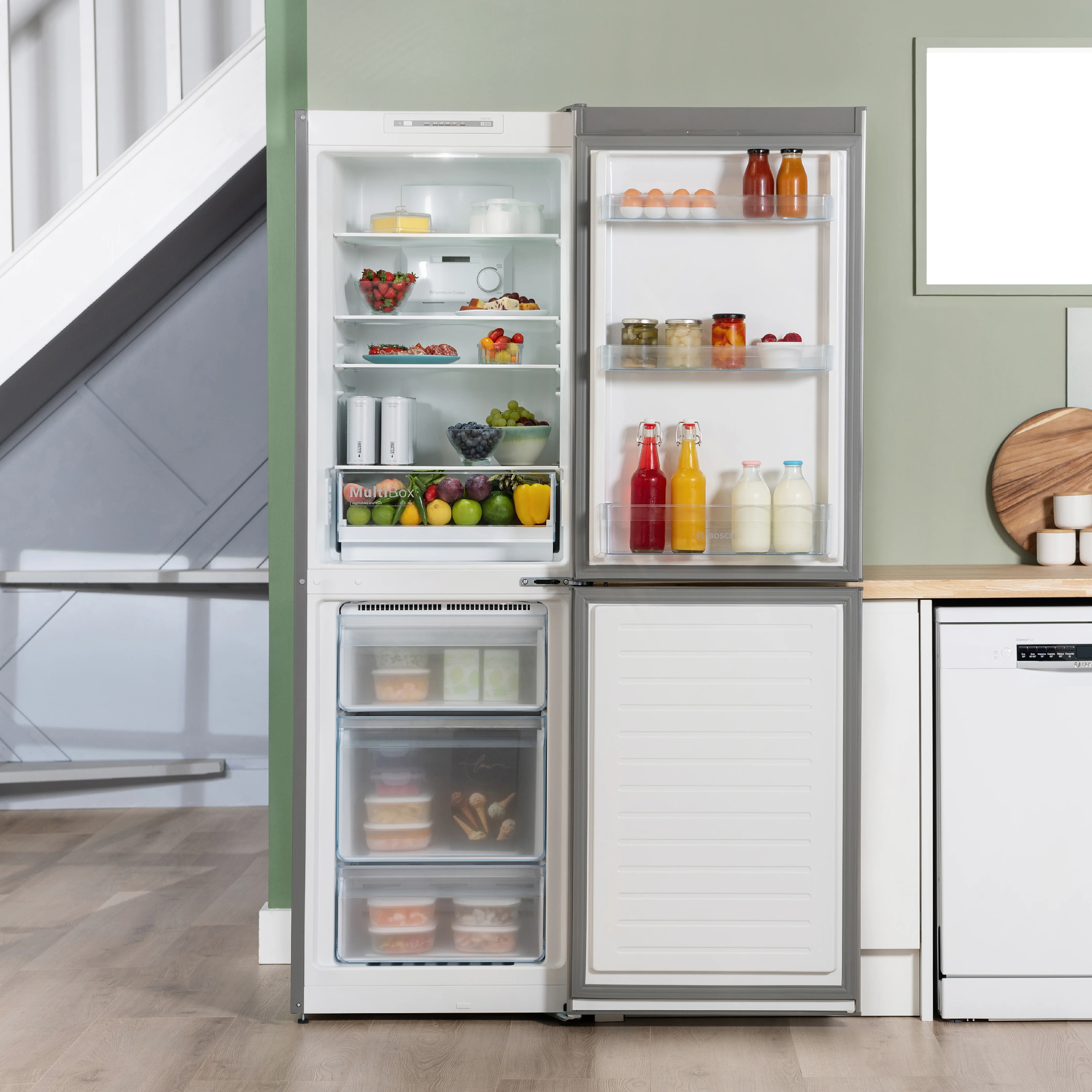 Bosch Series 2 KGN34NLEAG - Silver Freestanding 50/50 Frost Free Fridge Freezer - E energy - Image 13