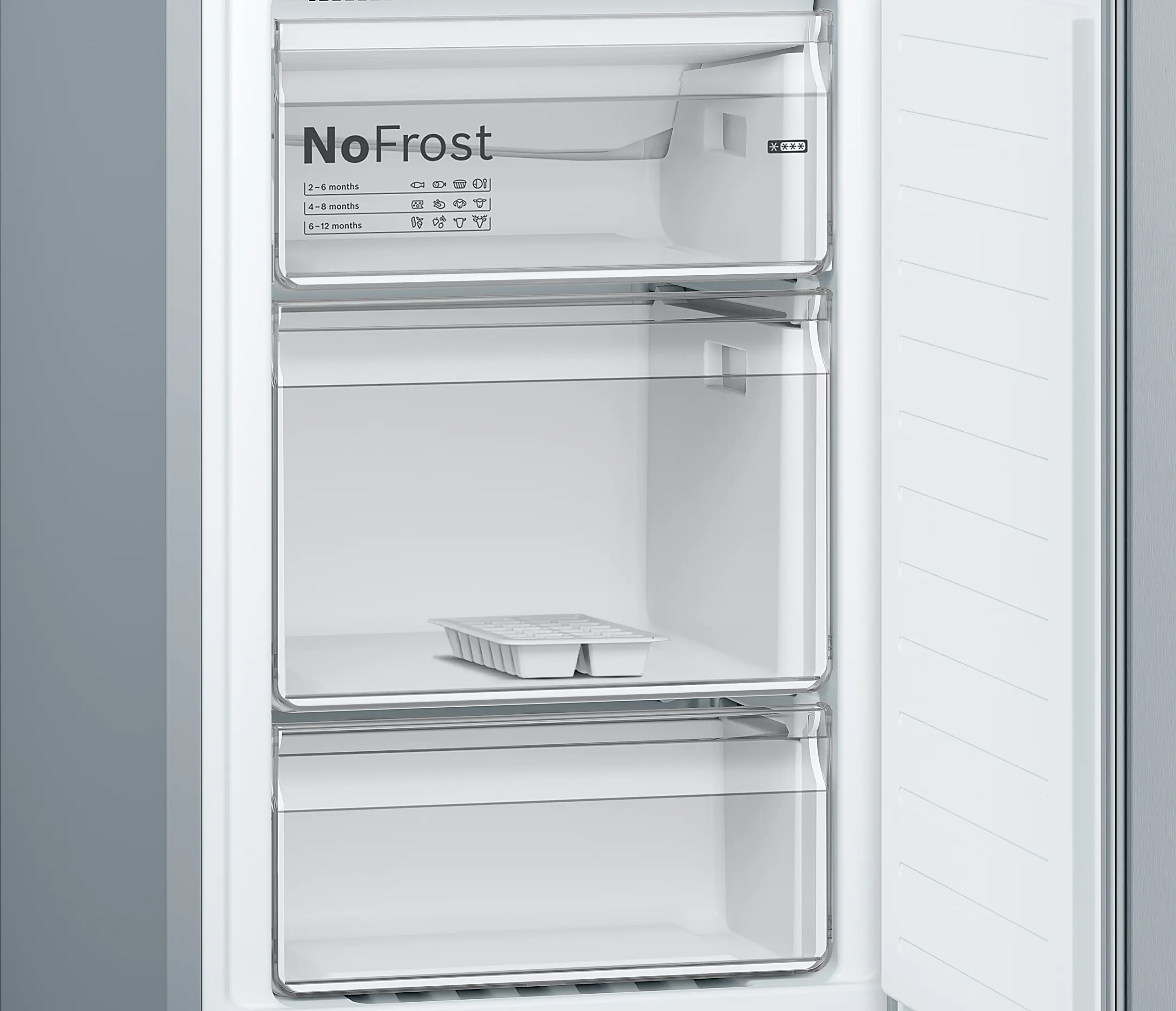 Bosch Series 2 KGN34NLEAG - Silver Freestanding 50/50 Frost Free Fridge Freezer - E energy - Image 5