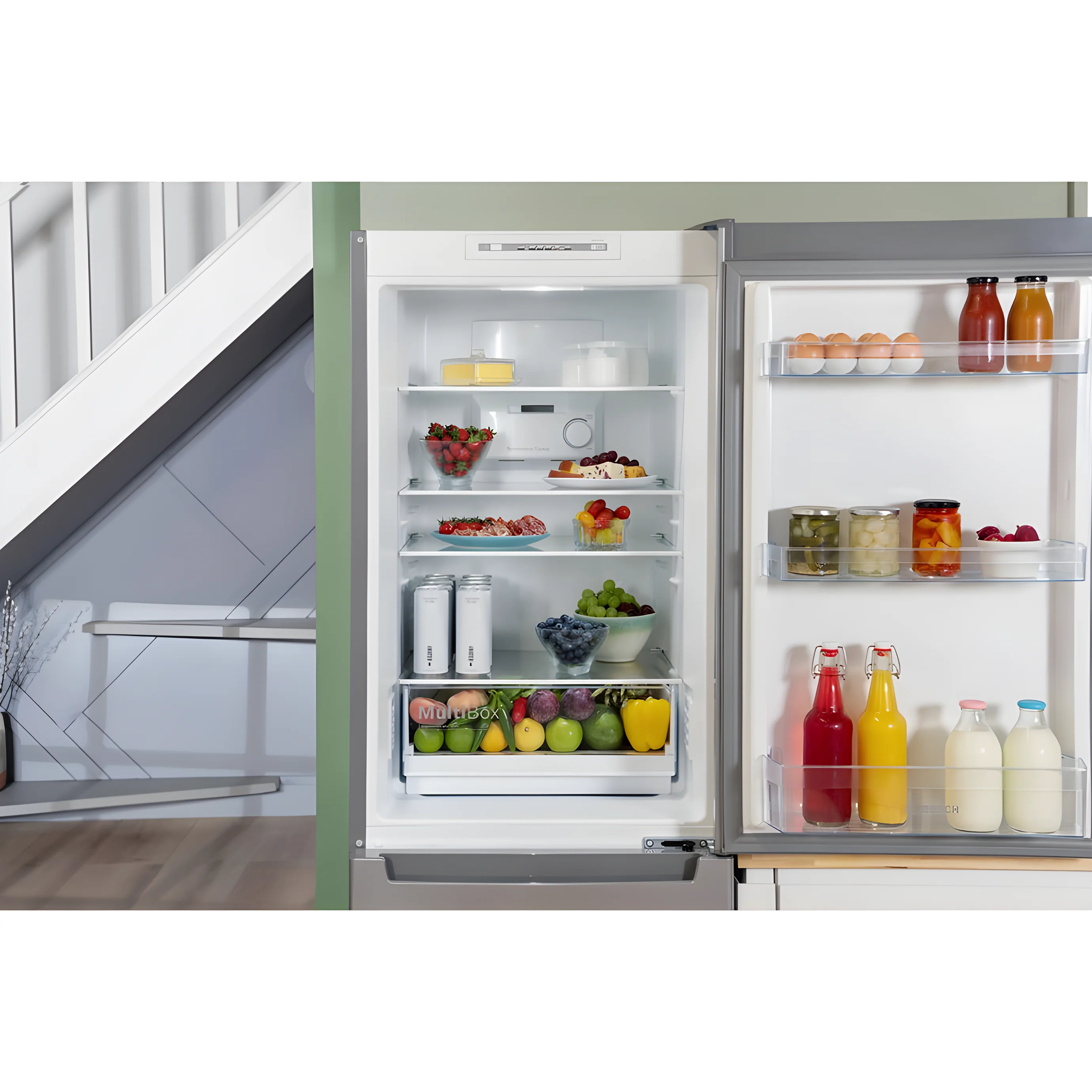 Bosch Series 2 KGN34NLEAG - Silver Freestanding 50/50 Frost Free Fridge Freezer - E energy - Image 8