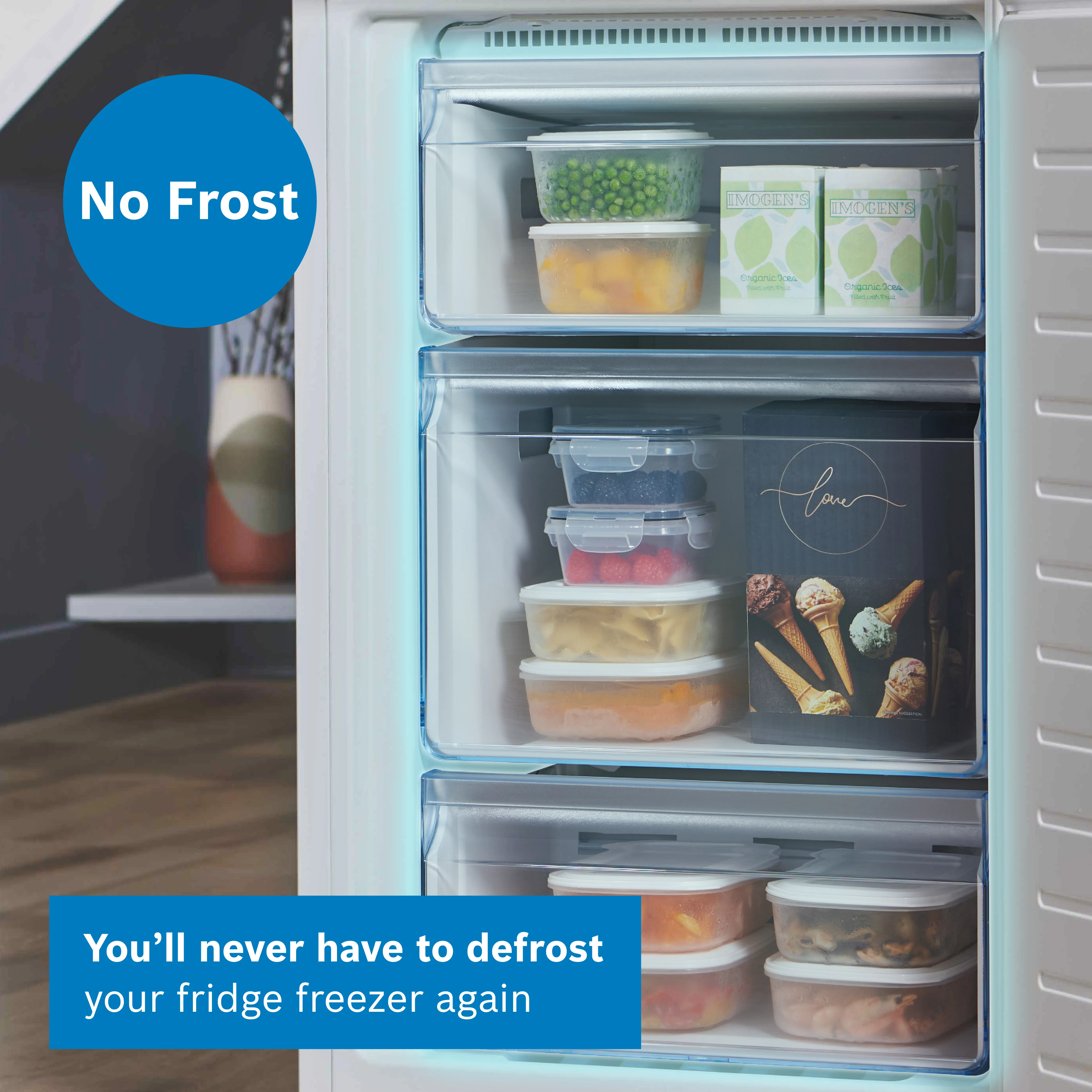 Bosch Series 2 KGN34NWEAG - White Freestanding 50/50 Frost Free Fridge Freezer - E energy - Image 11