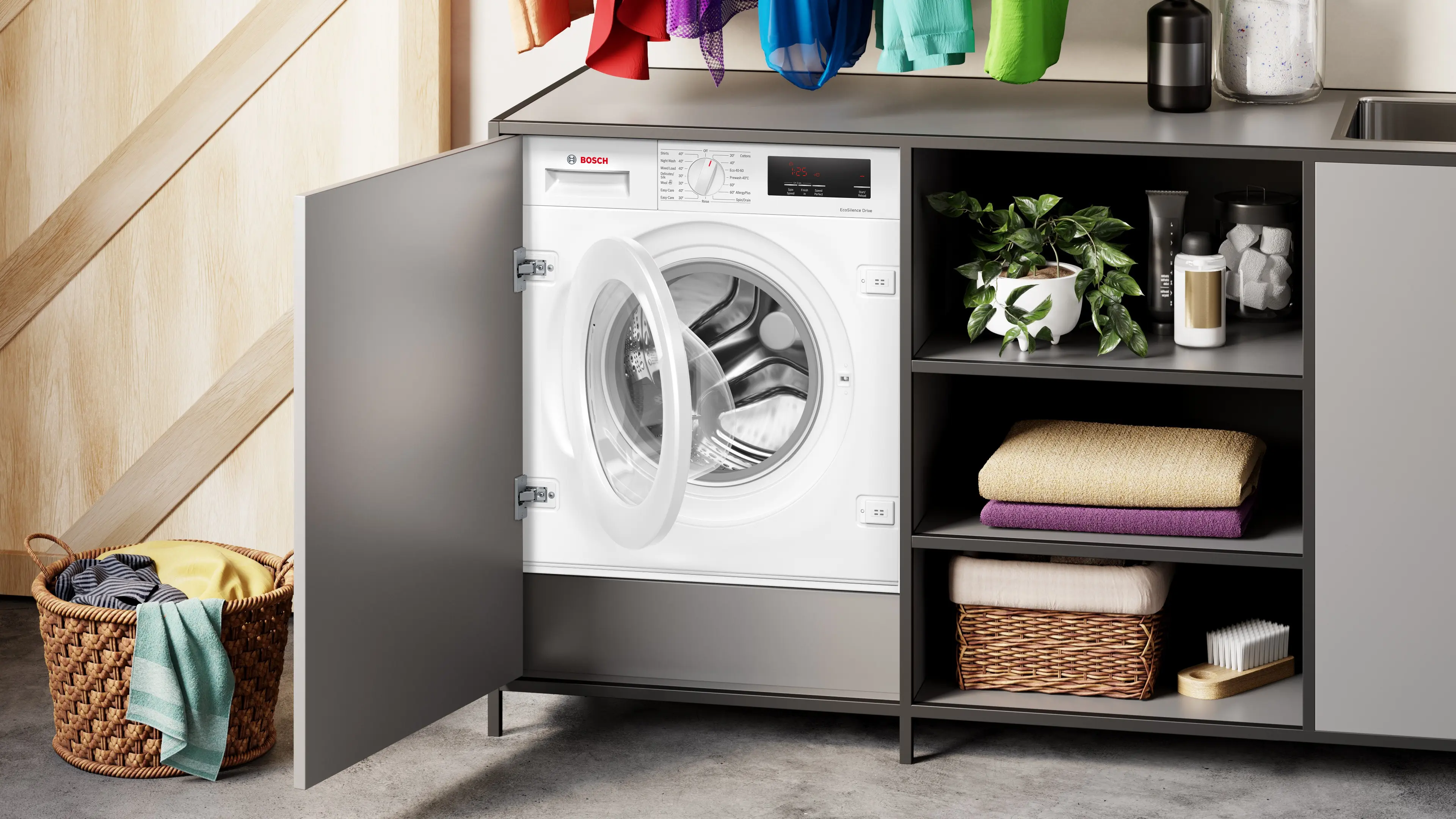 Bosch Series 6 WIW28302GB - White Integrated 8KG Washing Machine - 1400 RPM - C energy - Image 9