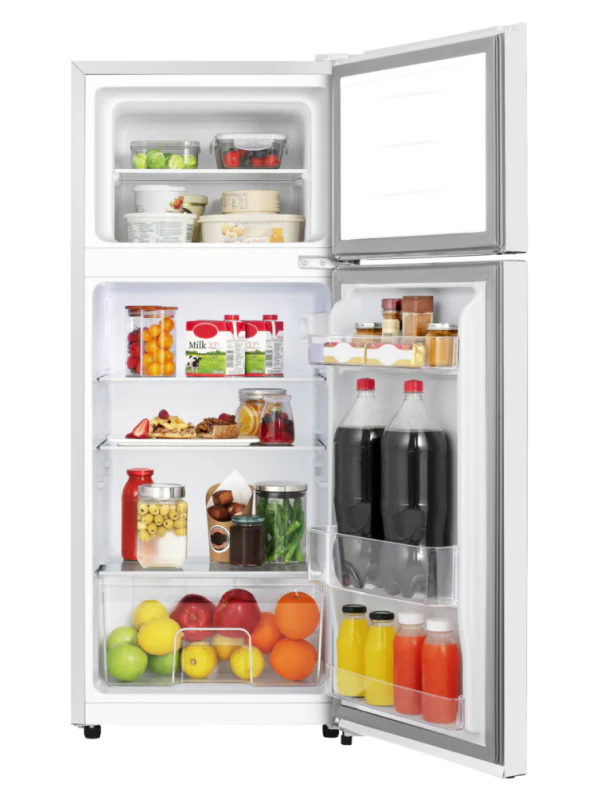Fridgemaster MTM48120MF - White Freestanding Manual Defrost Fridge Freezer - F energy - Image 3