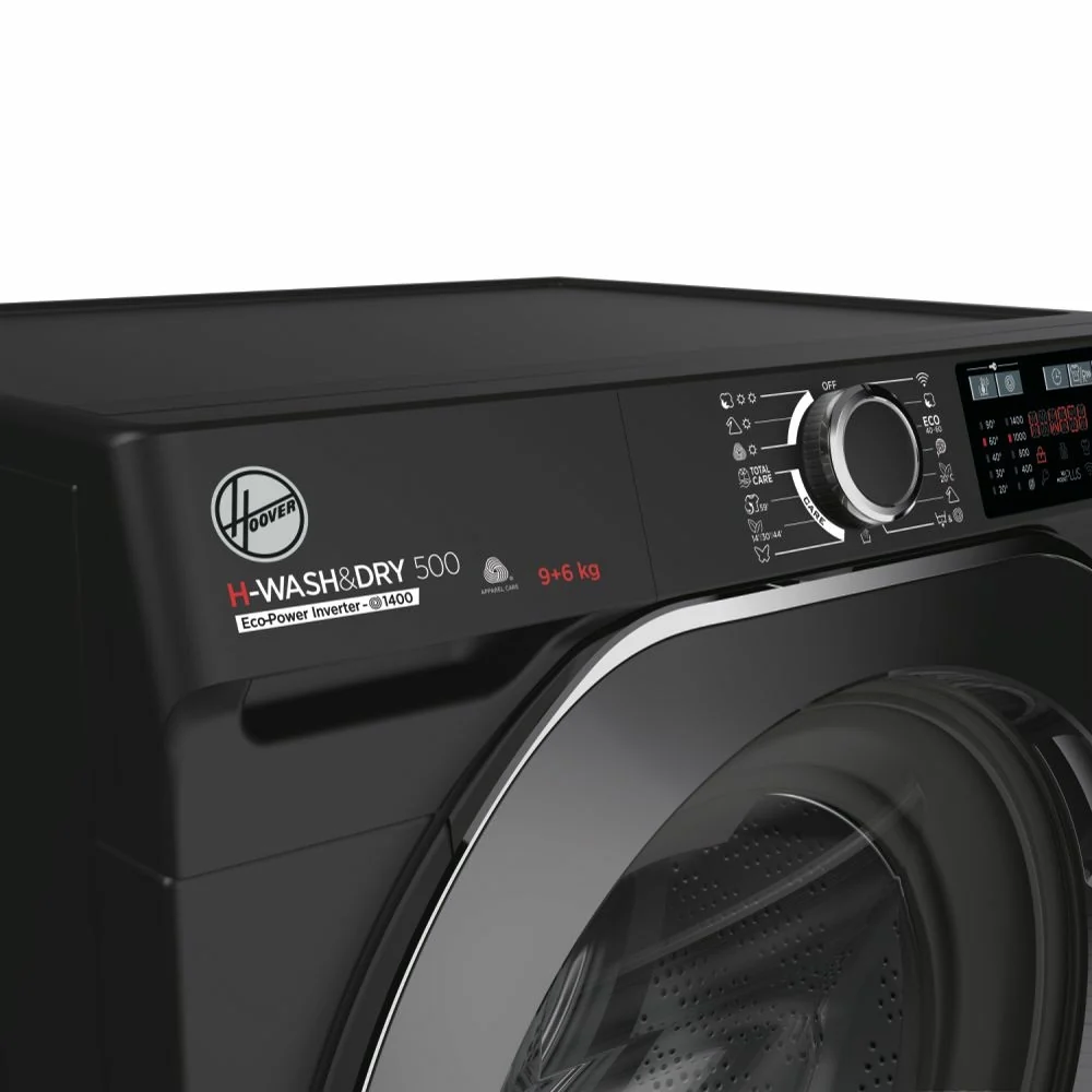 Hoover HD 496AMBCB/1-80 - Black 9KG/6KG Washer Dryer - 1400 RPM - D Energy - Image 5
