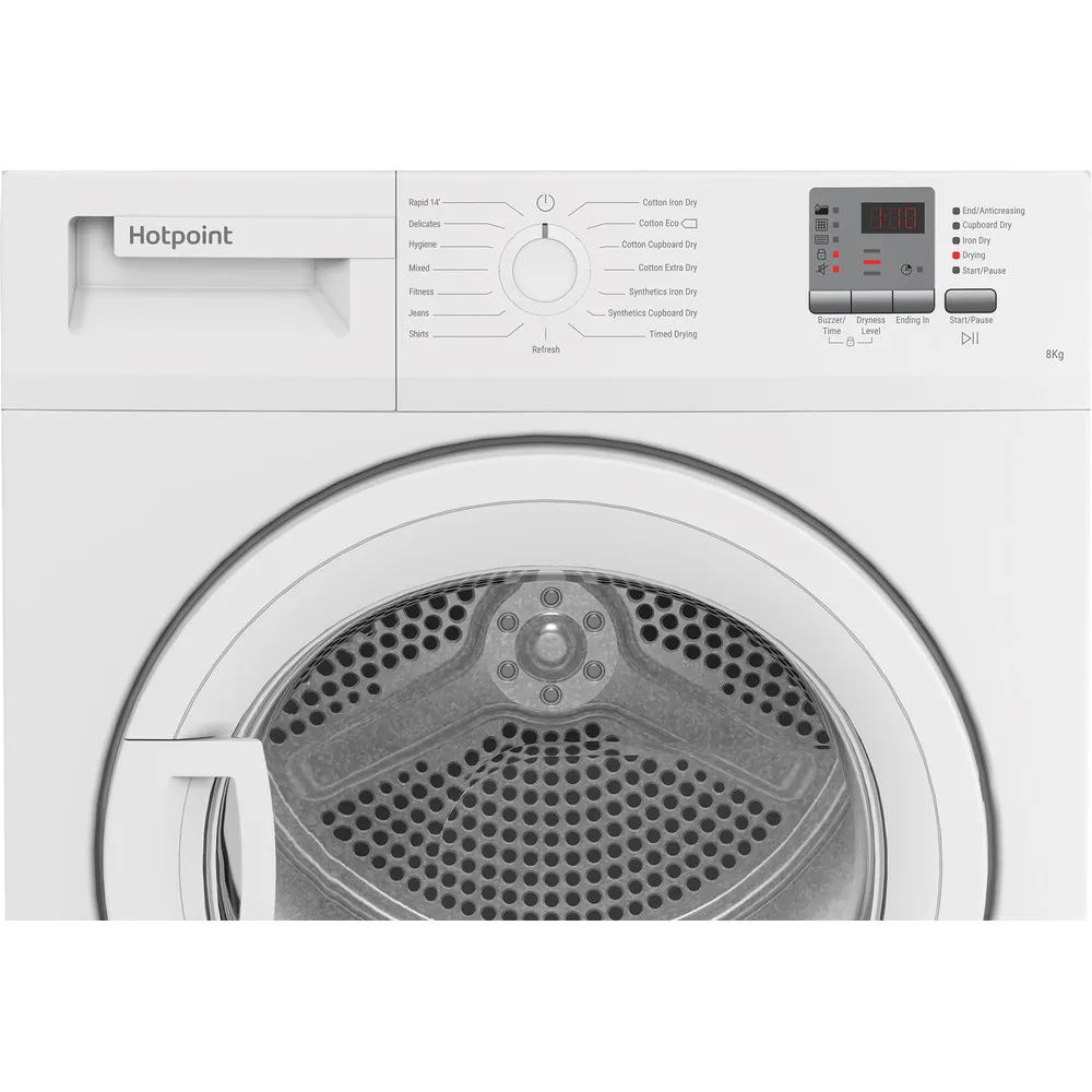 Hotpoint C HD C82 WWGD UK - White 8KG Condenser Tumble Dryer - B Energy - Image 6