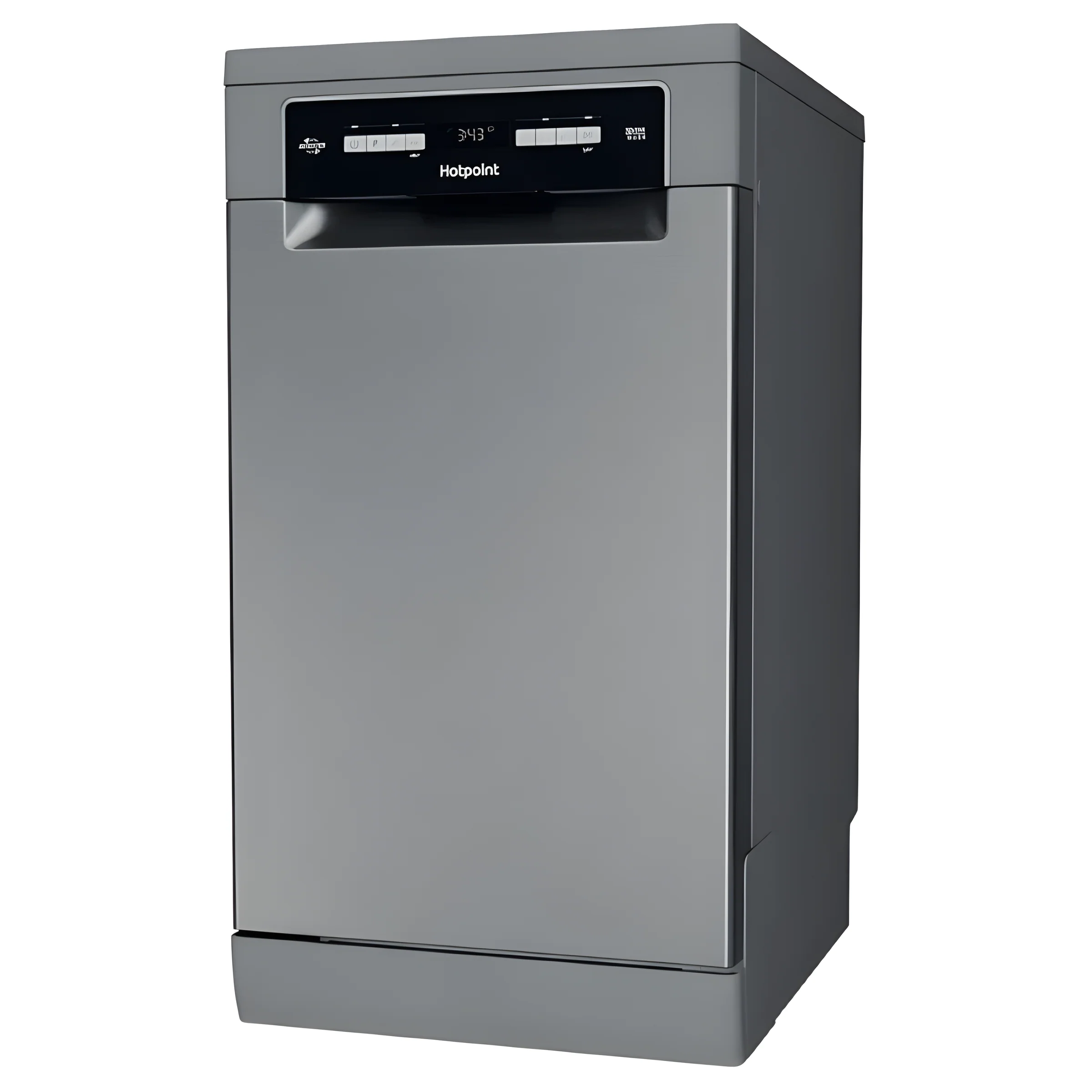 Hotpoint HSFO  3T223 W X UK N - Stainless steel Freestanding Dishwasher - E energy - Image 4