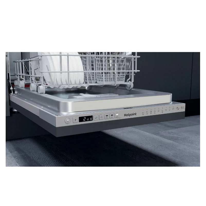 Hotpoint HSIO 3T223 WCE UK N - Silver Integrated Dishwasher - E energy - Image 4