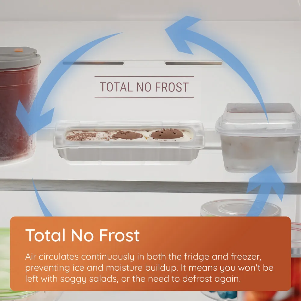 Hotpoint HTC18 T112 UK - White Integrated 70/30 Frost Free Fridge Freezer - E energy - Image 5