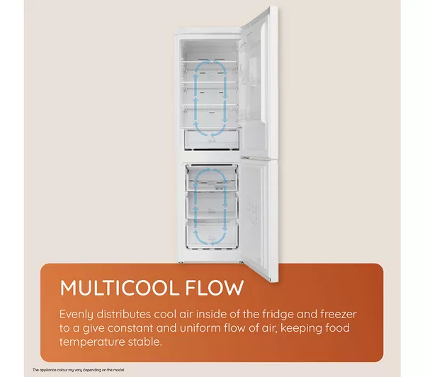 Hotpoint HTC20 T322 UK - White 70/30 - Sliding Hinge - Tall Integrated Frost Free Fridge Freezer - E energy - Image 3