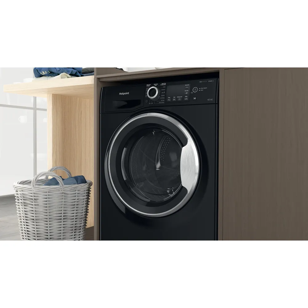 Hotpoint NDB 9635 BS UK - Black 9KG/6KG Washer Dryer - 1400 RPM - D energy - Image 8