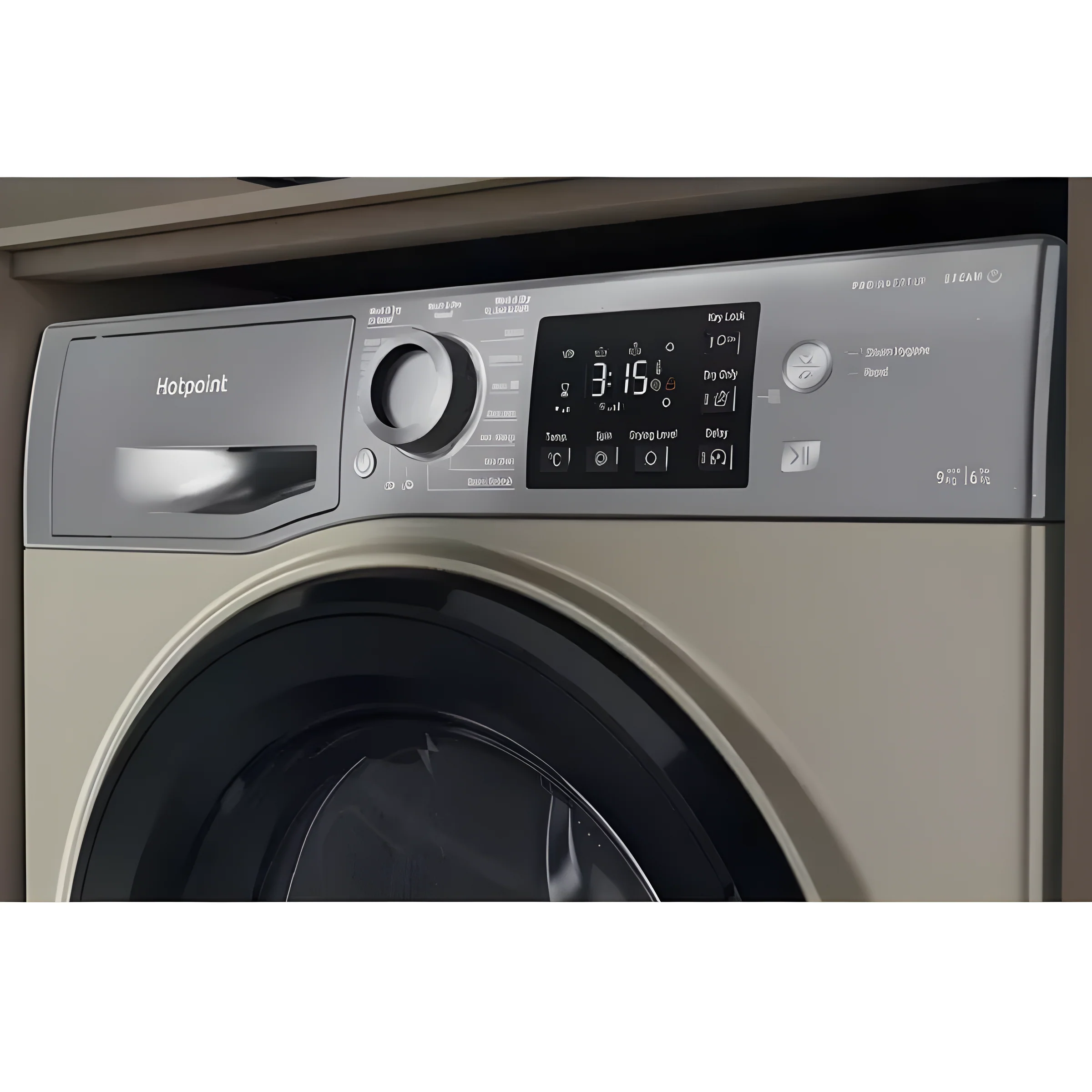 Hotpoint NDB 9635 GK UK - Graphite 9KG/6KG Washer Dryer - 1400 RPM - D energy - Image 4