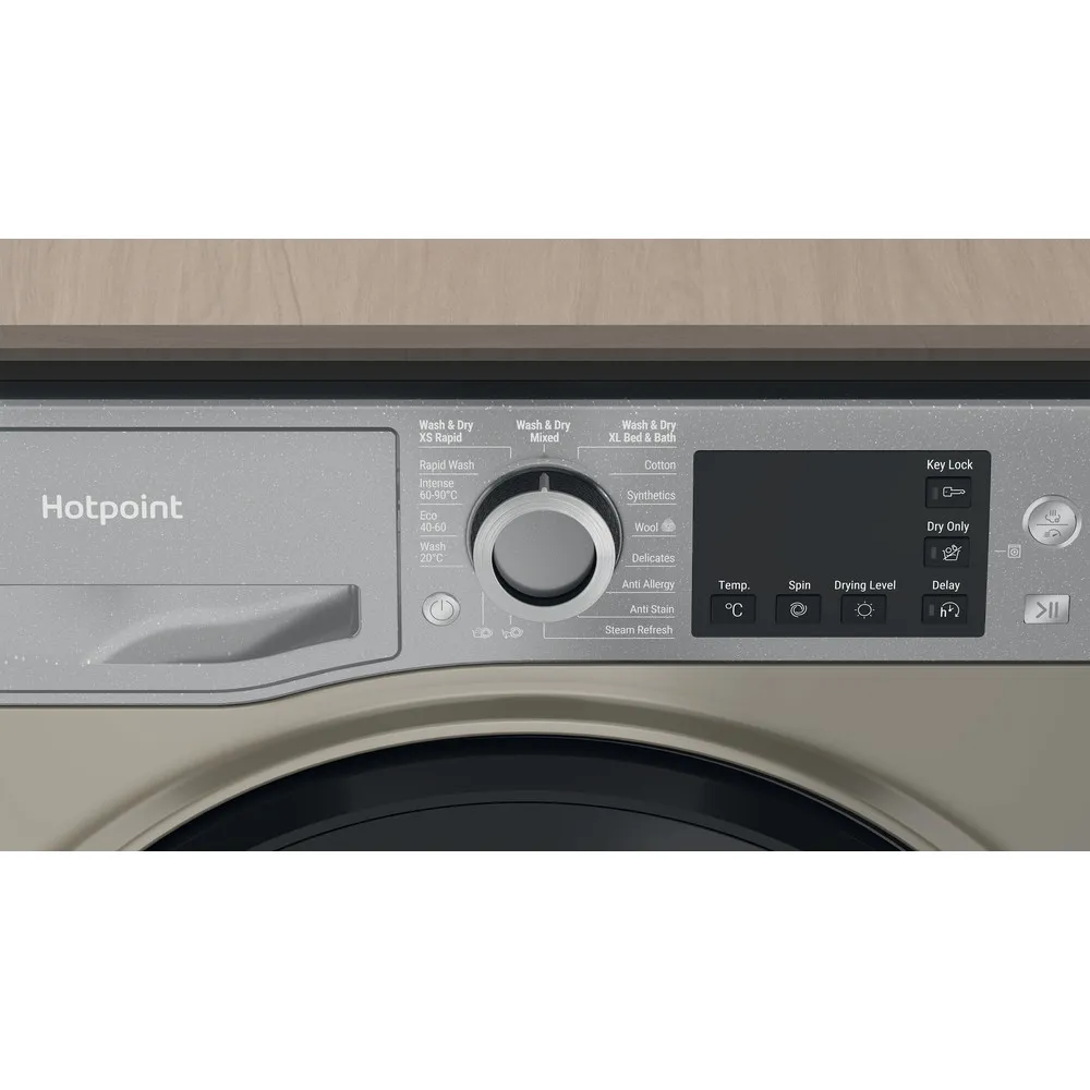 Hotpoint NDB 9635 GK UK - Graphite 9KG/6KG Washer Dryer - 1400 RPM - D energy - Image 9