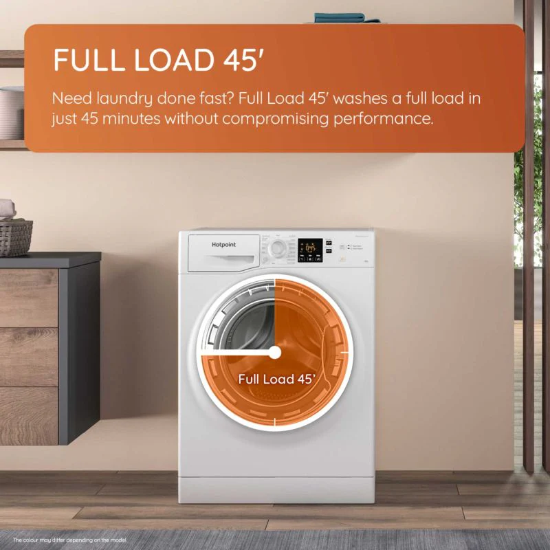 Hotpoint NSWF 7469 W UK - White 7KG Washing Machine - 1400 RPM - A energy - Image 5