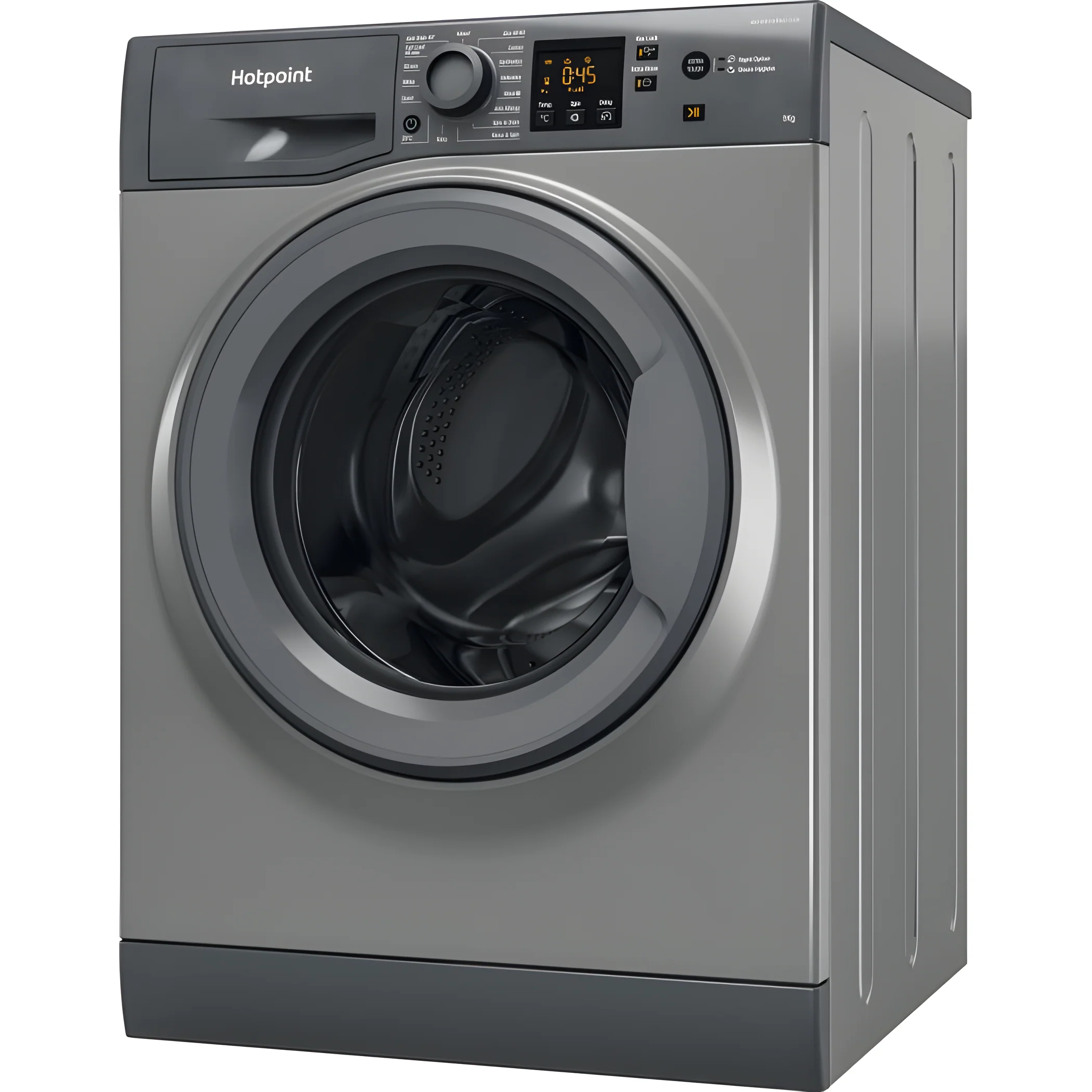 Hotpoint NSWF 946 GG UK - Graphite Freestanding 9KG Washing Machine - 1400 RPM - A energy - Image 3