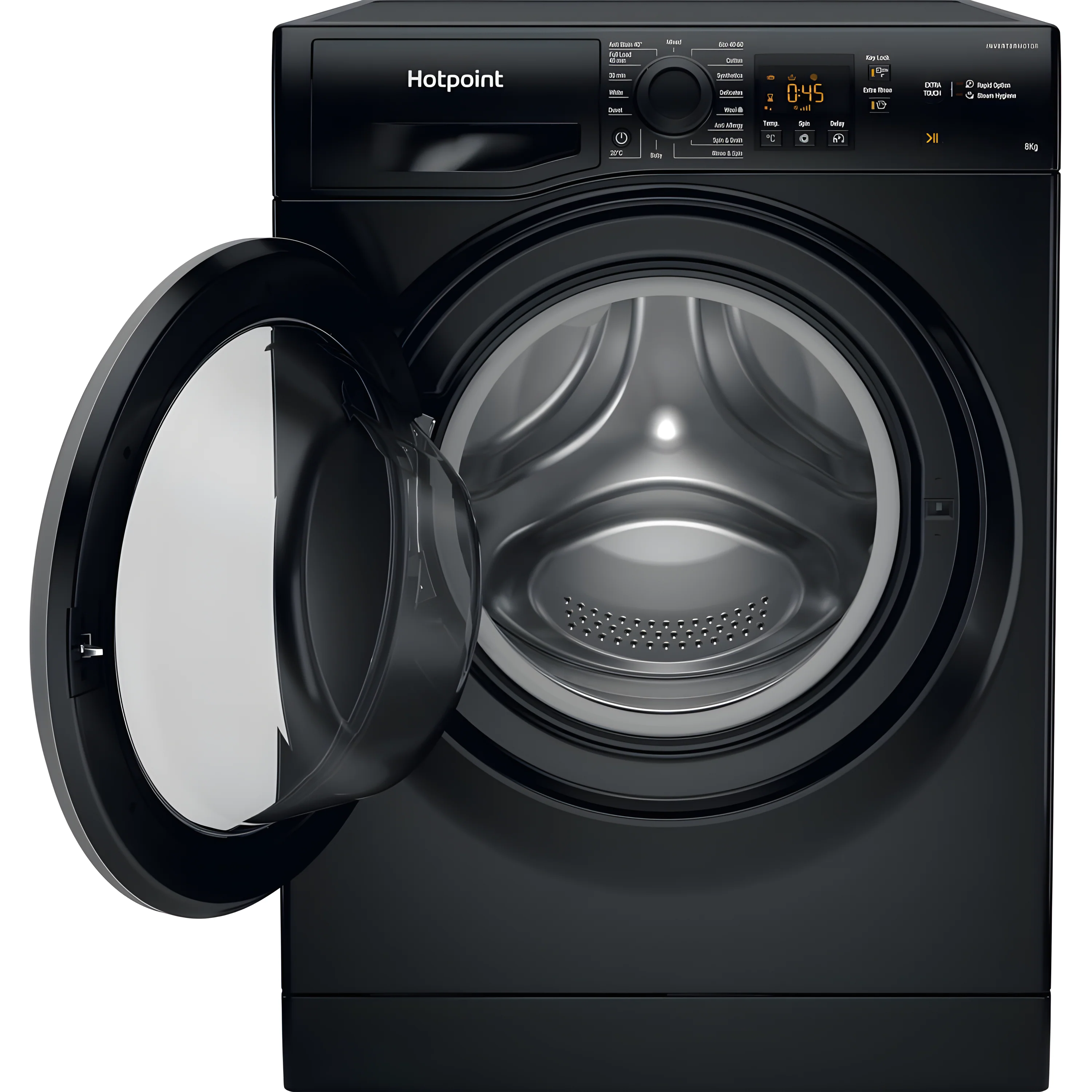 Hotpoint NSWM 864C BS UK N - Black Washing Machine - B energy - Image 3