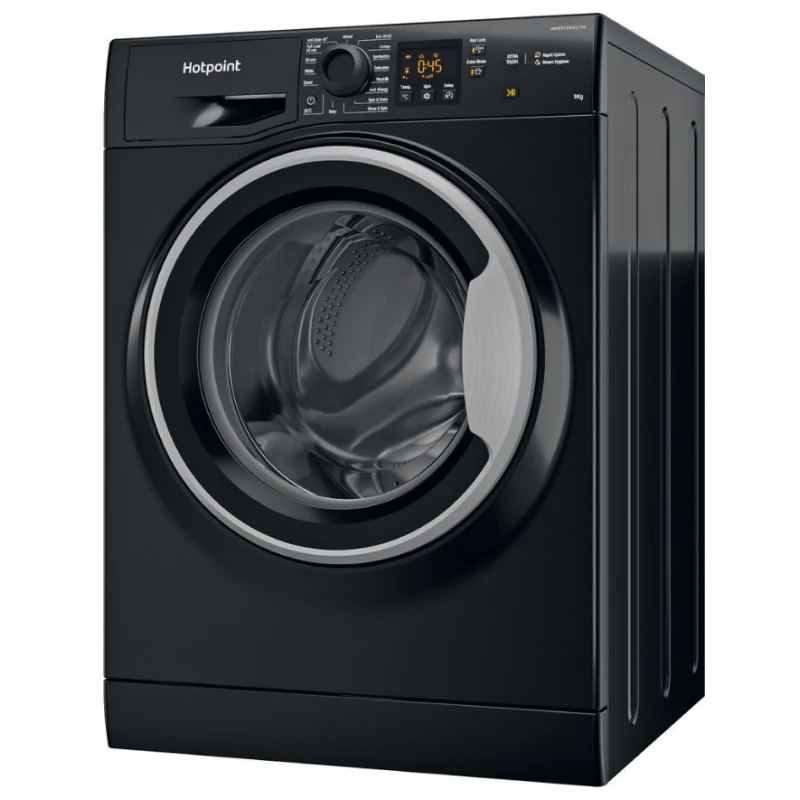 Hotpoint NSWM 965C BS UK N - Black Freestanding 9KG Washing Machine - 1600 RPM - C energy - Image 4