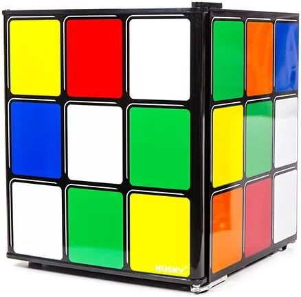 Husky HU231 Rubiks Cube Mini Fridge - Black Mini Fridge - 43 Litres - F Energy Rating - Image 4