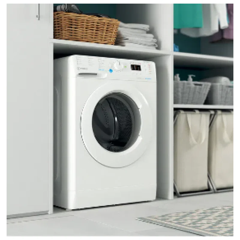 Indesit BWA 81485X W UK N - White Freestanding 8KG Washing Machine - 1400 RPM - B energy - Image 3