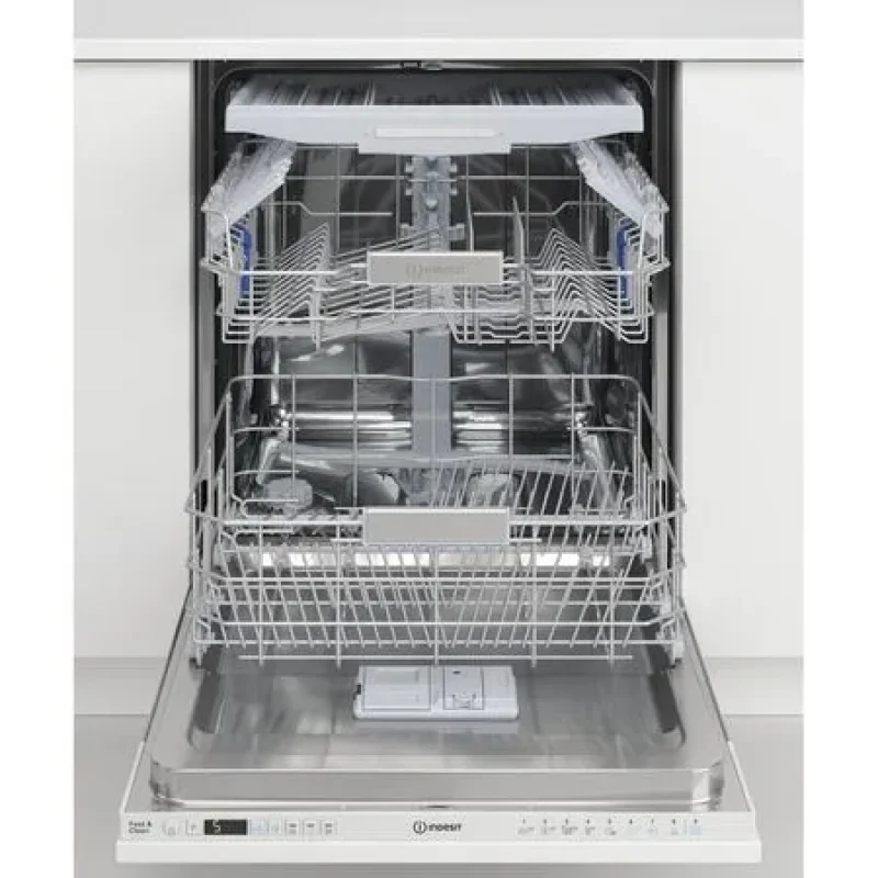 Indesit DIO 3T131 FE UK - White Integrated Dishwasher - D energy - Image 3