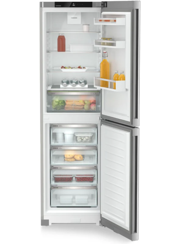 Liebherr CNSFD5704 - Silver Freestanding Frost Free Fridge Freezer - D energy - Image 3