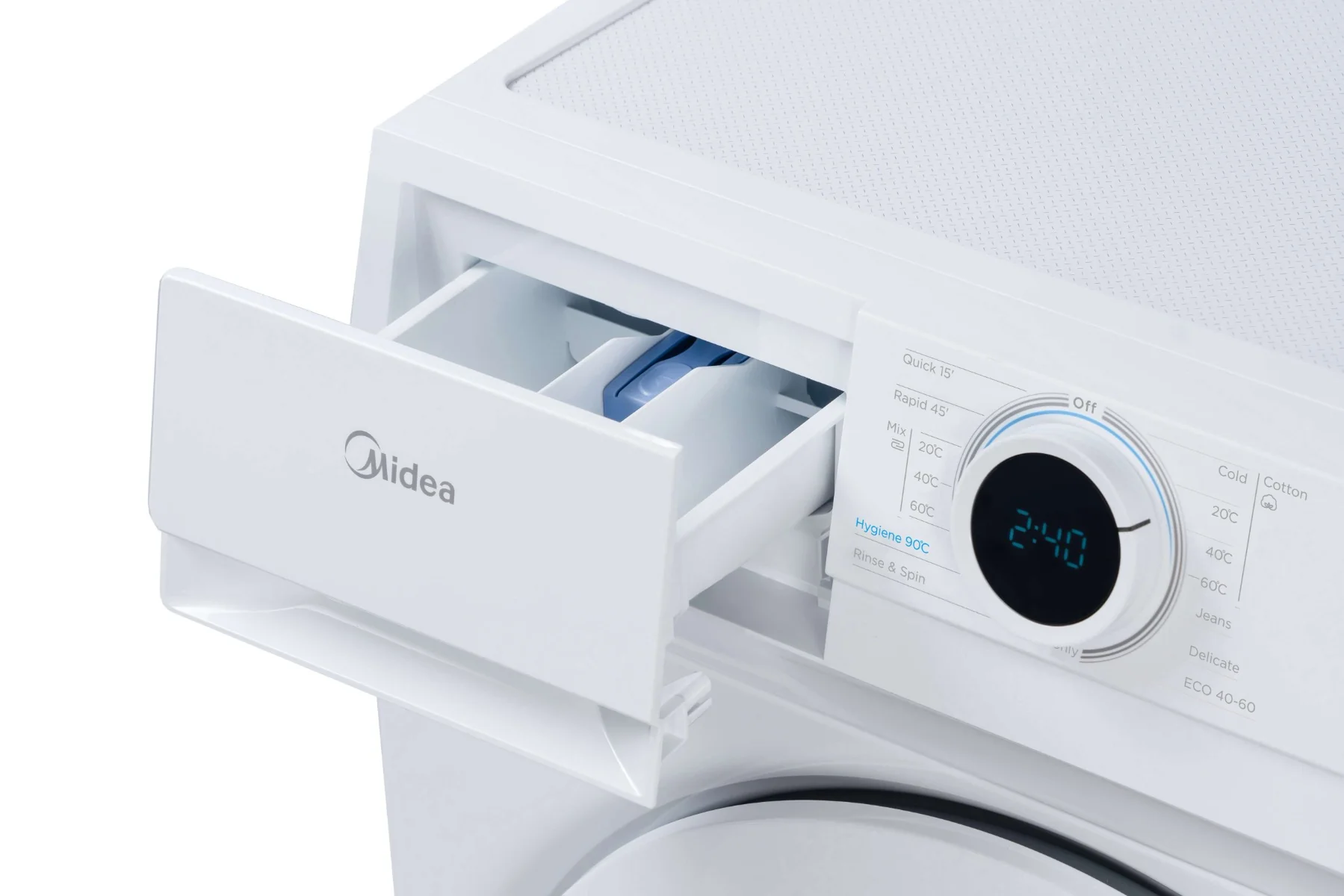 Midea MF100W70 - White Freestanding 7KG Washing Machine - 1200 RPM - D energy - Image 4