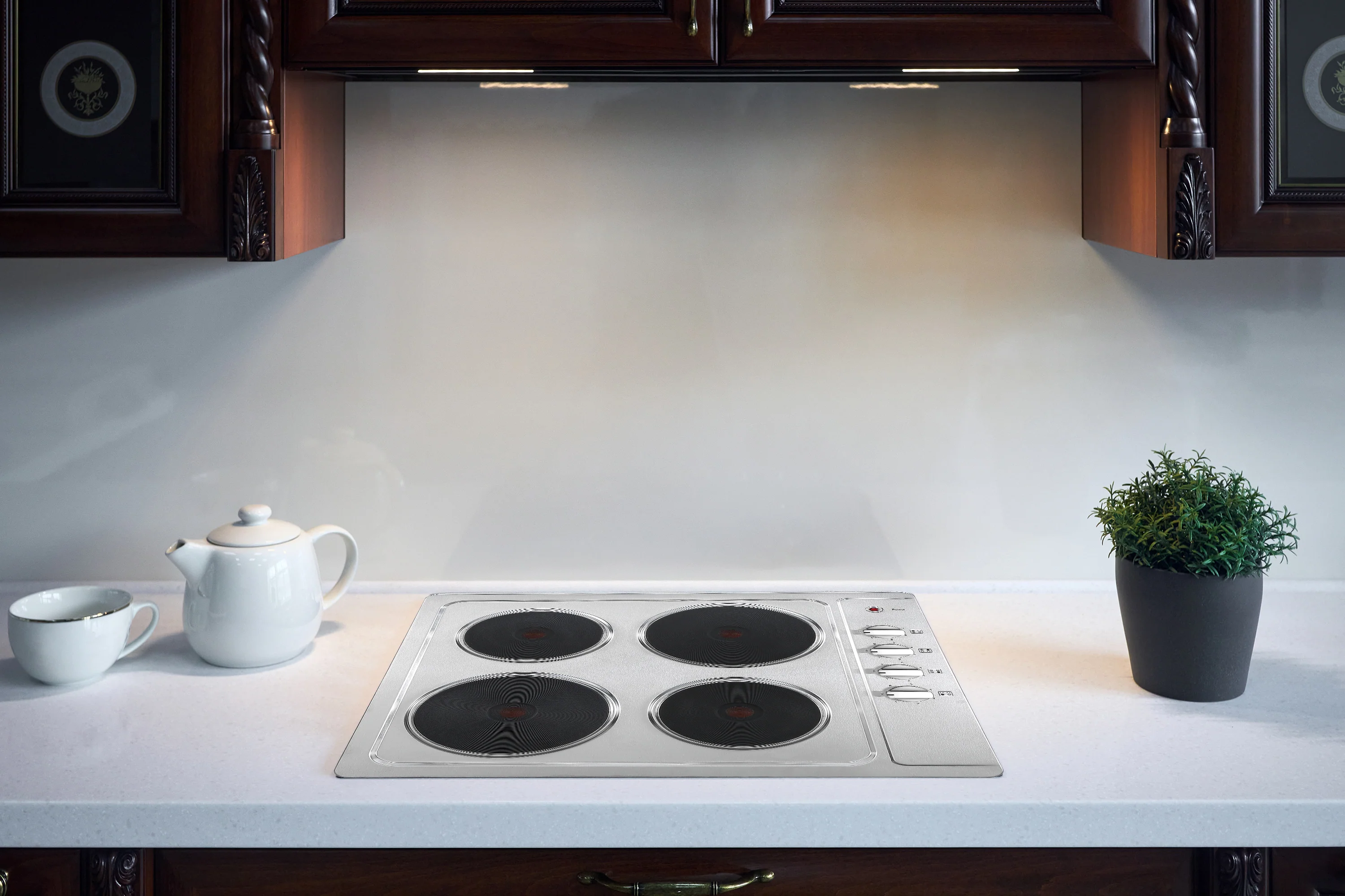 Montpellier SP601X - Stainless Steel Solid Plate Hobs - 4 Zones - 6000W Total Power - Image 3