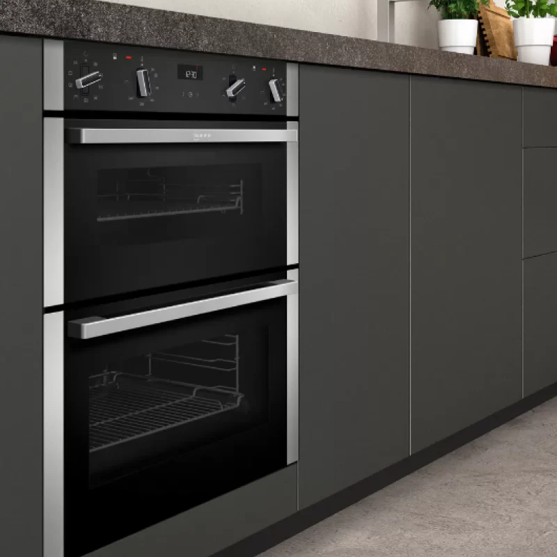 Neff J1ACE2HN0B - Stainless steel Built under Electric Double Oven - A/B energy - Image 4