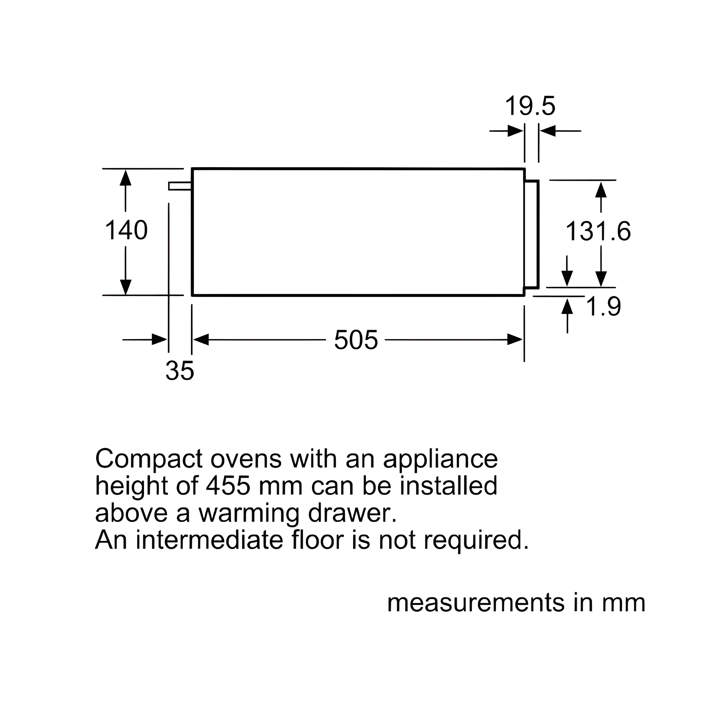 Neff N1AHA01N0B - Black Warming Drawer - Image 4
