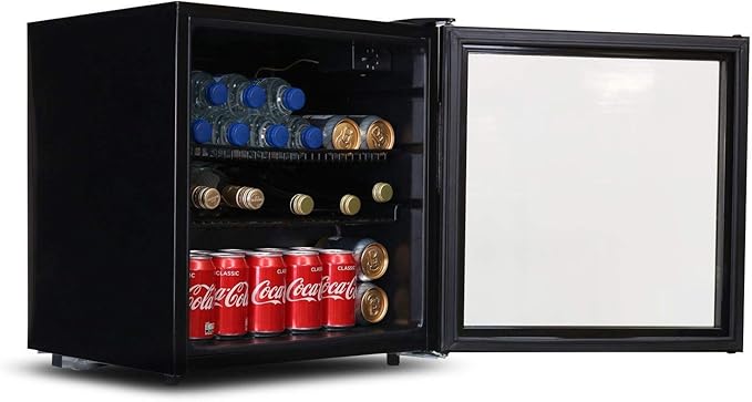 sia DC2BL - Black Undercounter 18 Bottle Capacity Fridge - Image 3