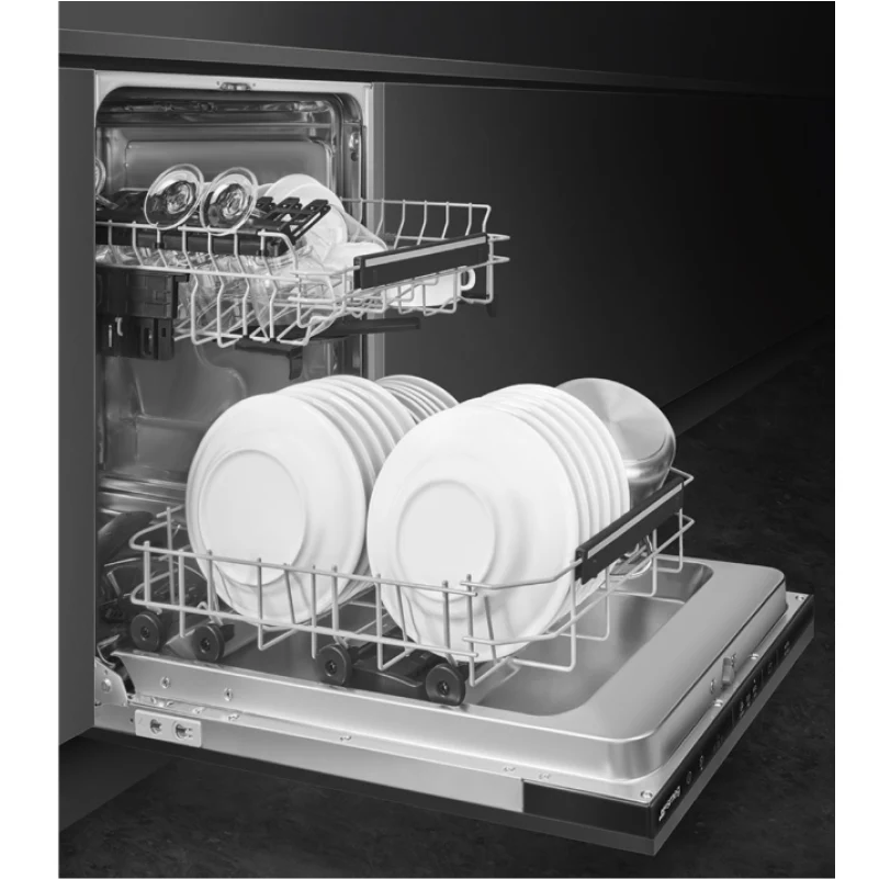 Smeg DI4522 - Black Integrated Dishwasher - E energy - Image 3