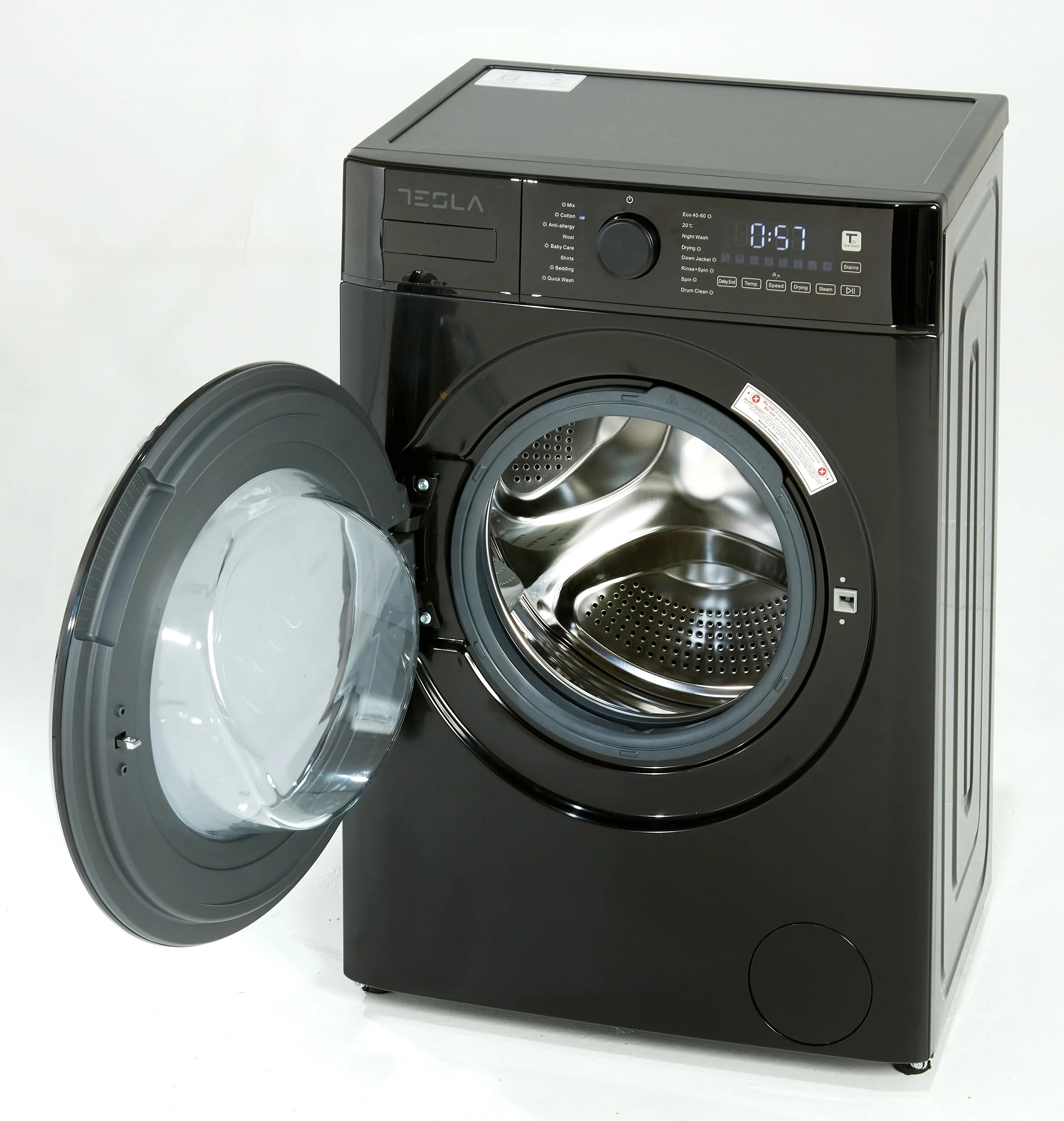Tesla TWD106B - Black 10KG/6KG Washer Dryer - 1400 RPM - B/E energy - Image 3