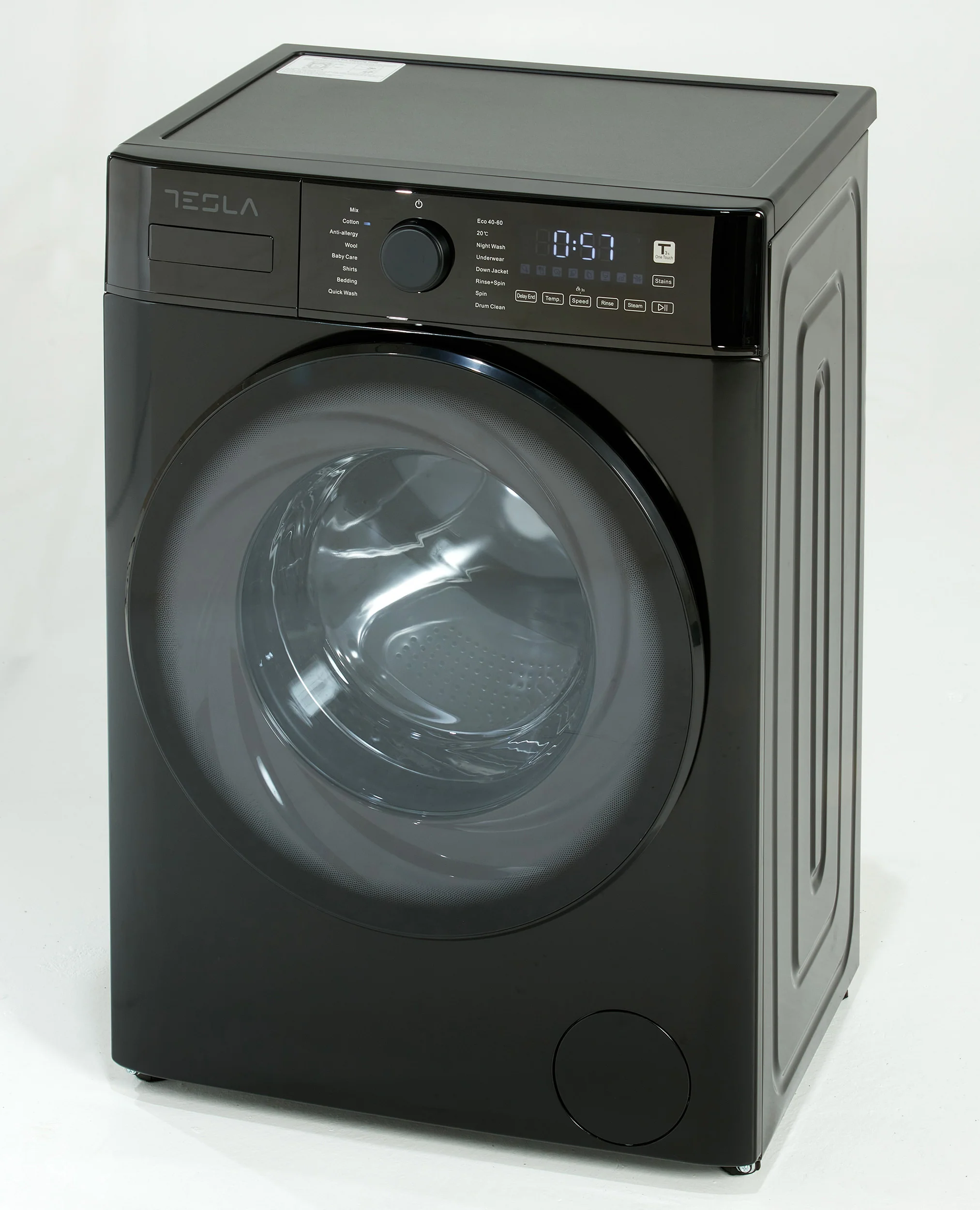 Tesla TWM101400B - Black 10KG Washing Machine - 1400 RPM - A energy - Image 3