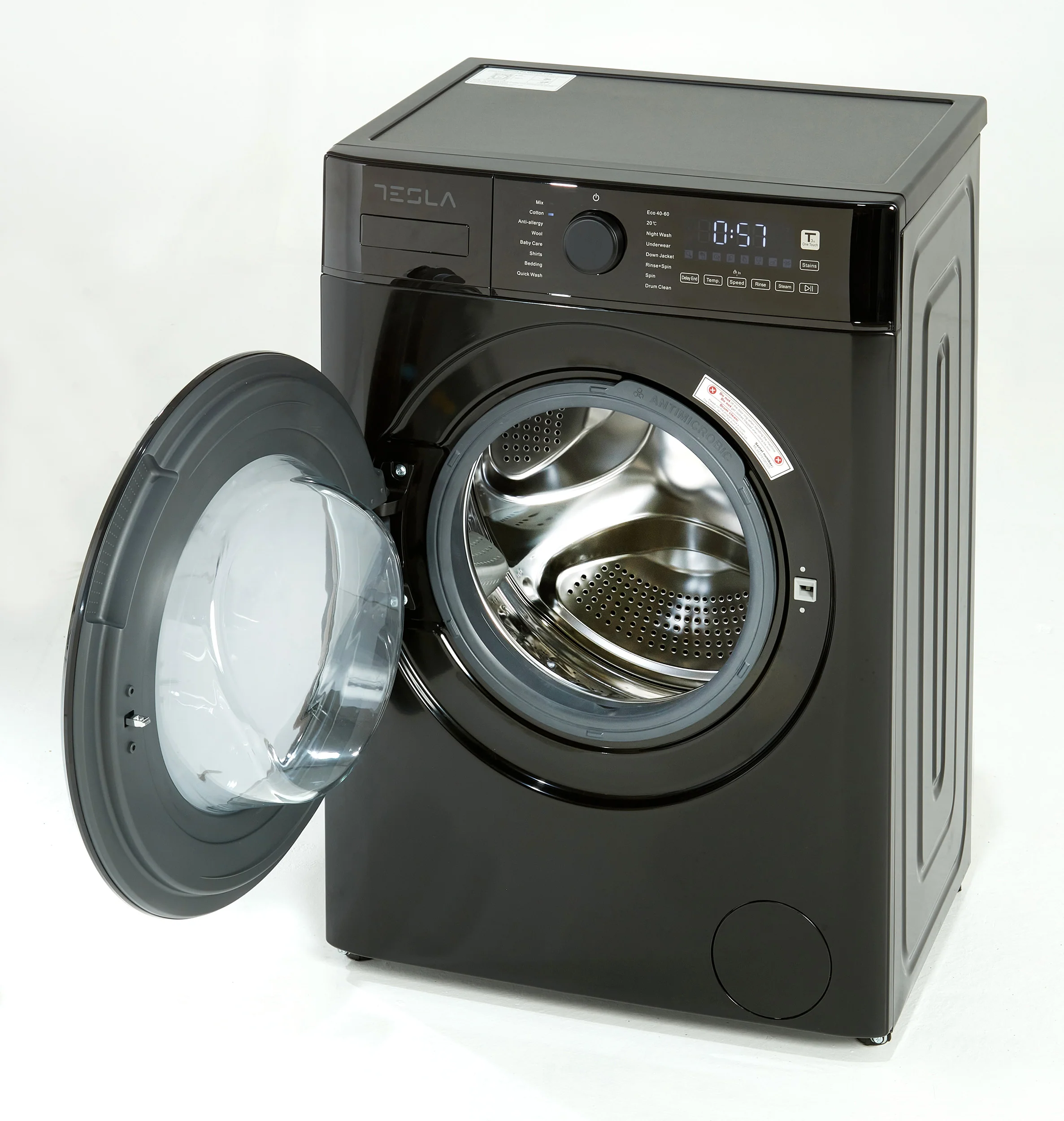 Tesla TWM101400B - Black 10KG Washing Machine - 1400 RPM - A energy - Image 4