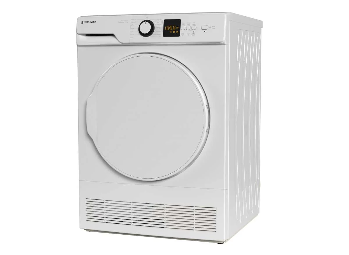 White Knight AT8CW - White Freestanding 8Kg Condenser Tumble Dryer - B energy - Image 3