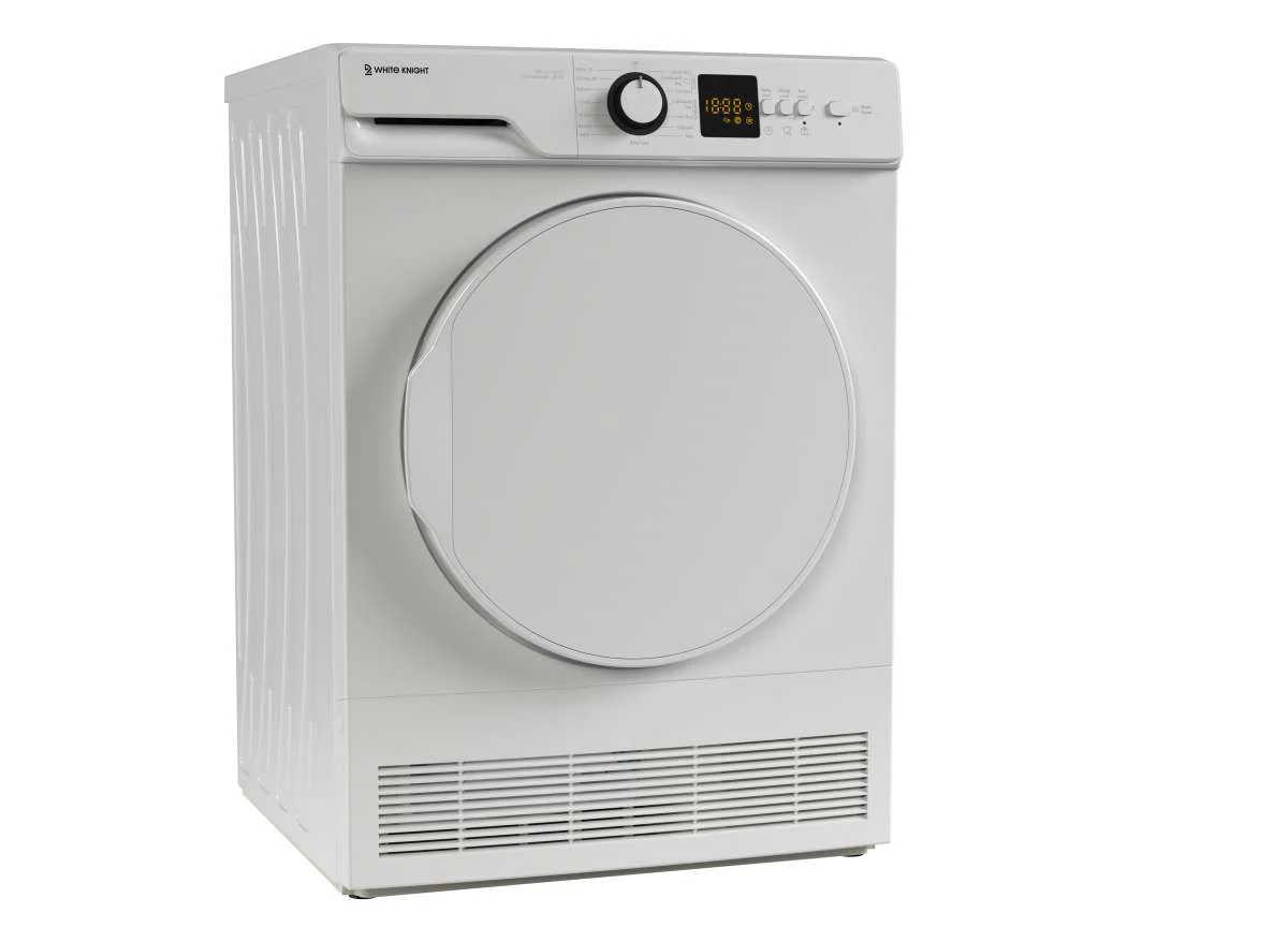 White Knight AT8CW - White Freestanding 8Kg Condenser Tumble Dryer - B energy - Image 4